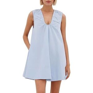 Light Blue Sleeveless Dress